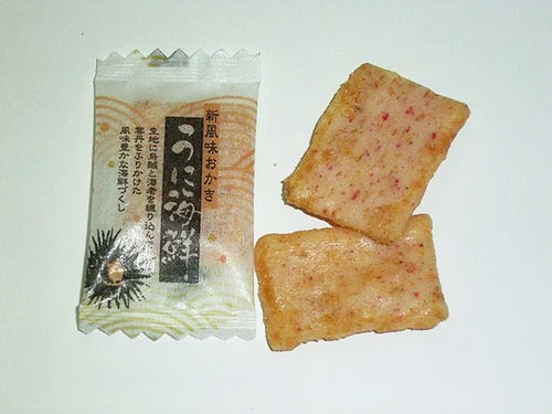うに海鮮おかき 商品