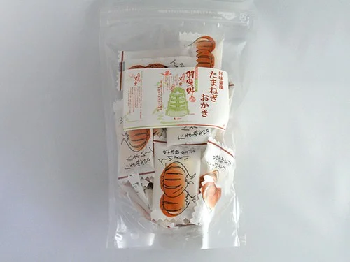 個包装の好味菓撰 たまねぎおかきが入った袋