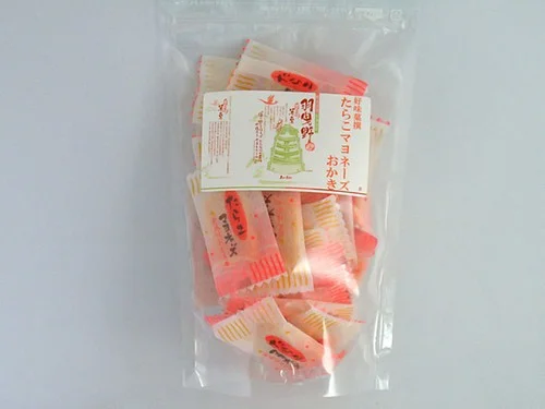 個包装の好味菓撰 たらこマヨネーズおかきが入った袋